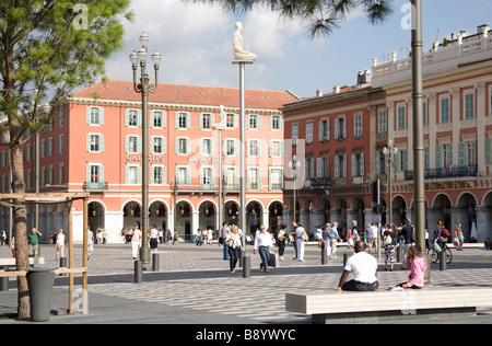 The Place Massena, Nice Stock Photo