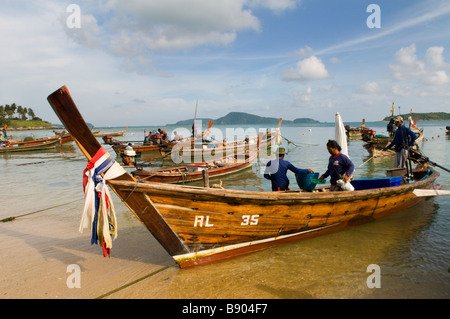 Sea Gypsies in Phuket Thailand Stock Photo