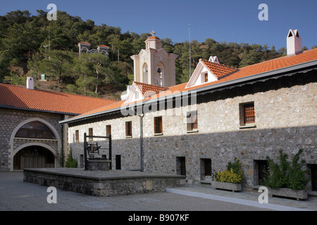 Kikkos monastery Stock Photo