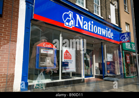 Nationwide High street Bank Shop Front Stock Photo