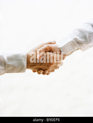 Two men shaking hands. Stock Photo