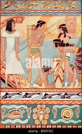 Ancient Greek Traders Stock Photo - Alamy