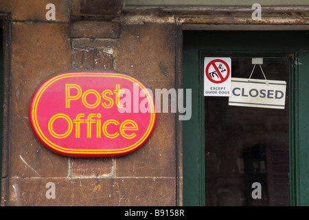 Village Post Office closed, Lacock, Wiltshire, England, UK Stock Photo