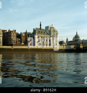 Sion College, City of London School and Unilever Building. Stock Photo