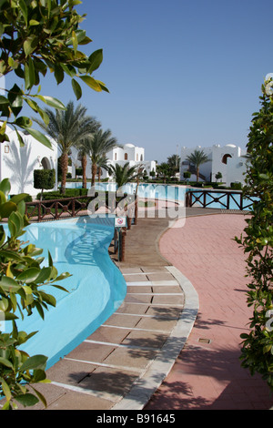 Hilton hotel, Dahab, South Sinai, Egypt Stock Photo