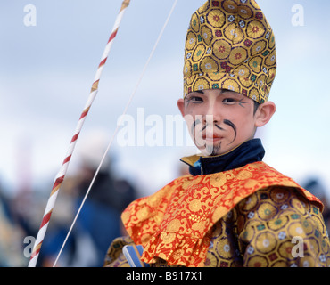 Hachinohe Enburi Festival, Aomori, Japan Stock Photo