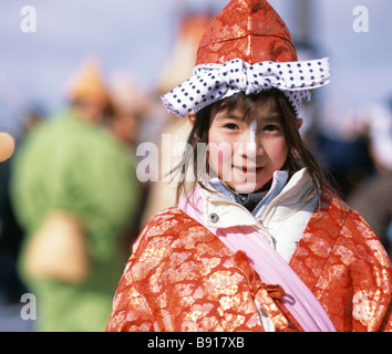 Hachinohe Enburi Festival, Aomori, Japan Stock Photo