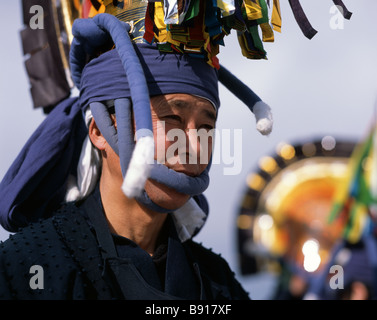 Hachinohe Enburi Festival, Aomori, Japan Stock Photo