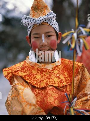 Hachinohe Enburi Festival, Aomori, Japan Stock Photo