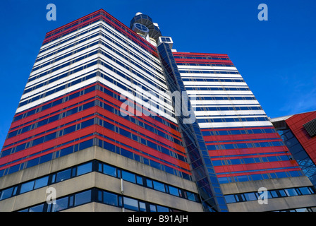 Utkiken Tower, the Lipstick Tower, in Gothenburg Harbour or Lilla Bommen Sweden Stock Photo