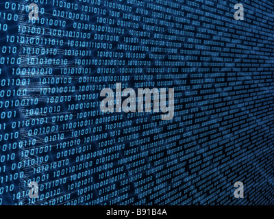 binary code Stock Photo