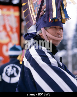 Hachinohe Enburi Festival, Aomori, Japan Stock Photo