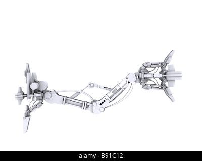 robotic arm Stock Photo