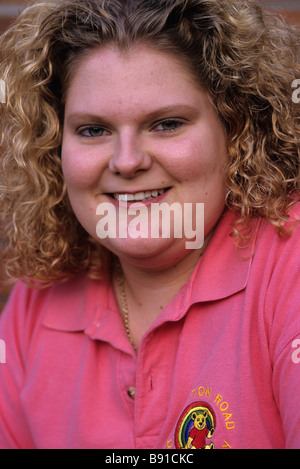 Louise Brown the first child born from artificial  insemination Stock Photo