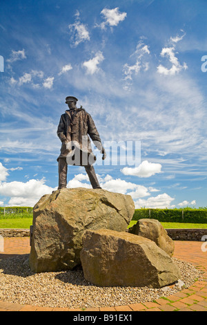 Memorial to Sir David Stirling founder of the SAS near Doune Stock Photo