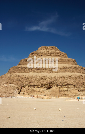 [Step pyramid] of Djoser, Saqqara, Egypt Stock Photo