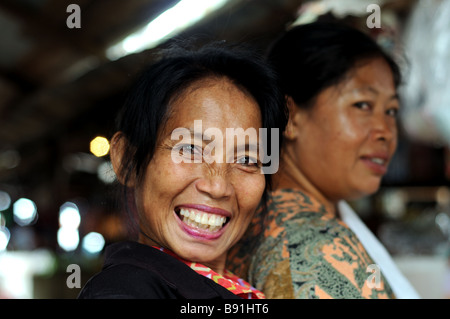 kampung dalam bugis, pontianak, kalimantan, Indonesia Stock Photo