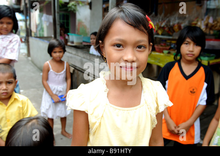 kampung dalam bugis, pontianak, kalimantan, Indonesia Stock Photo