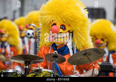 The Fasnacht, a winter carnival in the northwestern Swiss city of Basel Stock Photo