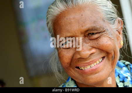 kampung dalam bugis, pontianak, kalimantan, Indonesia Stock Photo