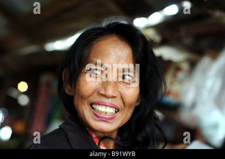 kampung dalam bugis, pontianak, kalimantan, Indonesia Stock Photo