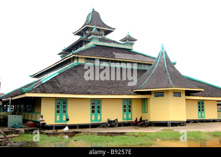 kampung dalam bugis, pontianak, kalimantan, Indonesia Stock Photo