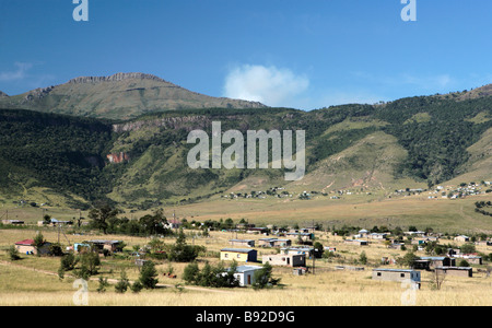 Rural community in the Tyume Valley near Hogsback. Hogsback, Eastern Cape Province, Stock Photo