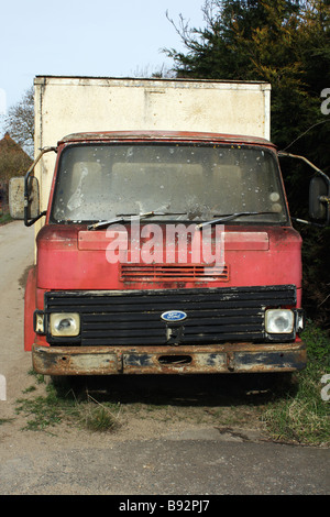 An abandoned lorry Stock Photo