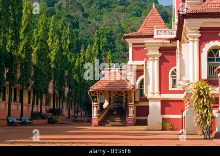 Mangueshi Temple of Goddess Shantadurga,Goa,India. Stock Photo