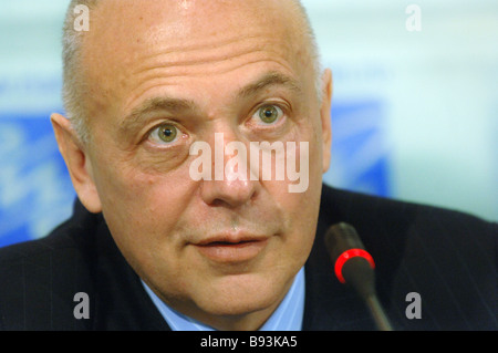 Andrei Kozyrev a former Russian foreign minister and now the Stock ...