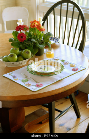 Breakfast setting Stock Photo