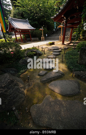 Main entrance at Gokoku-ji Temple complex. Bunkyo-ku. Tokyo. Japan Stock Photo