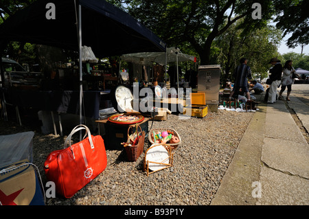 Street market. Gokoku-ji Temple complex. Bunkyo-ku. Tokyo. Japan Stock Photo