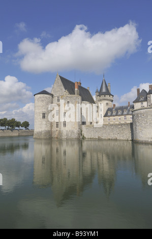 Sully sur Loire castle second castle of the Loire and an UNESOCO World Heritage site France Stock Photo