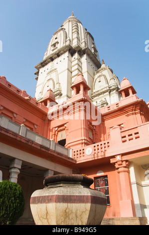 New Vishwanath Temple or Birla Mandir Hindu University Varanasi Stock Photo