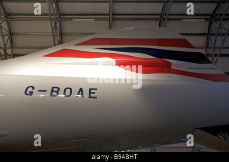 Concorde G-BOAE at Barbados Concorde Experience, 'Grantley Adams International Airport' Stock Photo
