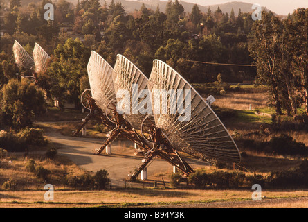 A satellite transponder dish antenna Stock Photo - Alamy