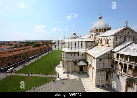 Italy, Tuscany, Pisa, view from the Leaning Tower Stock Photo