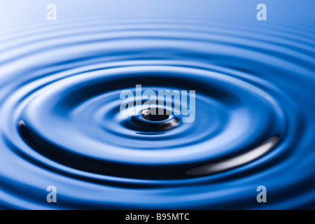 Ripples on water surface Stock Photo
