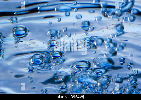 Bubbles in water Stock Photo