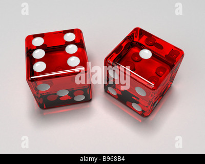 two dice Stock Photo
