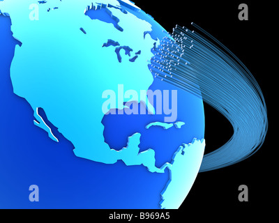 fiber optic Stock Photo