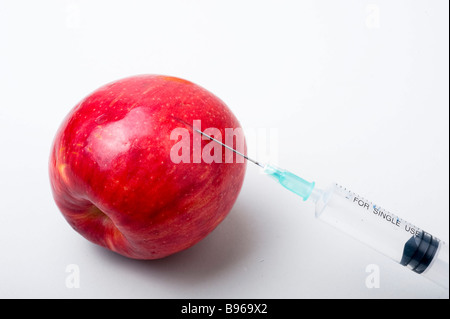 Concept image of genetically modified agricultural crops Stock Photo
