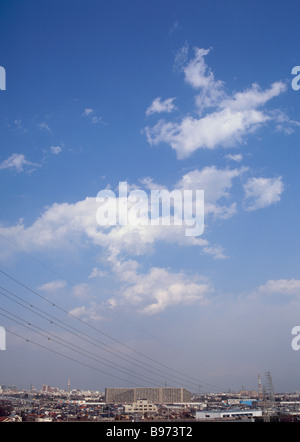 Altocumulus clouds Stock Photo