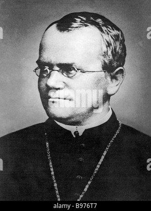 GREGOR MENDEL -  Austrian botanist and cleric 1822 to 1884 who founded modern genetics Stock Photo