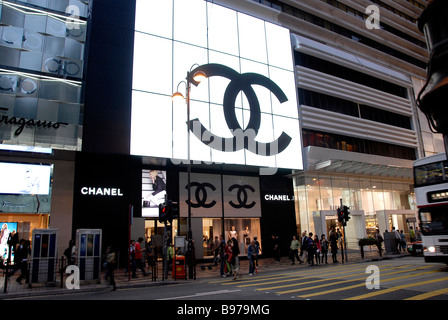 Chanel store, Canton road, Kowloon, Hong Kong, China Stock Photo
