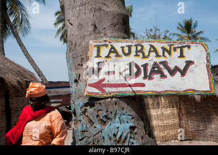 West Africa Senegal Lower Casamance Elinkine fishing village Stock Photo