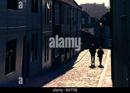 Henrietta street in Whitby North Yorkshire Stock Photo