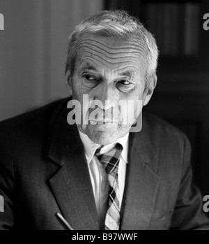 Soviet mathematician and academician Andrei Kolmogorov left and his ...