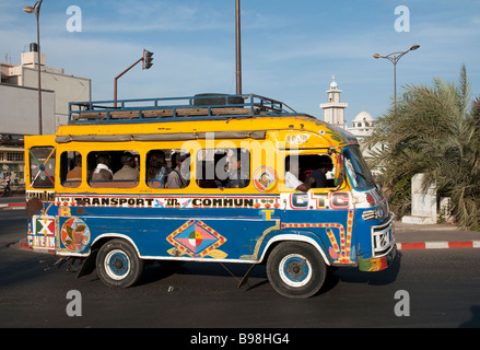 West Africa Senegal Dakar Public transport Stock Photo